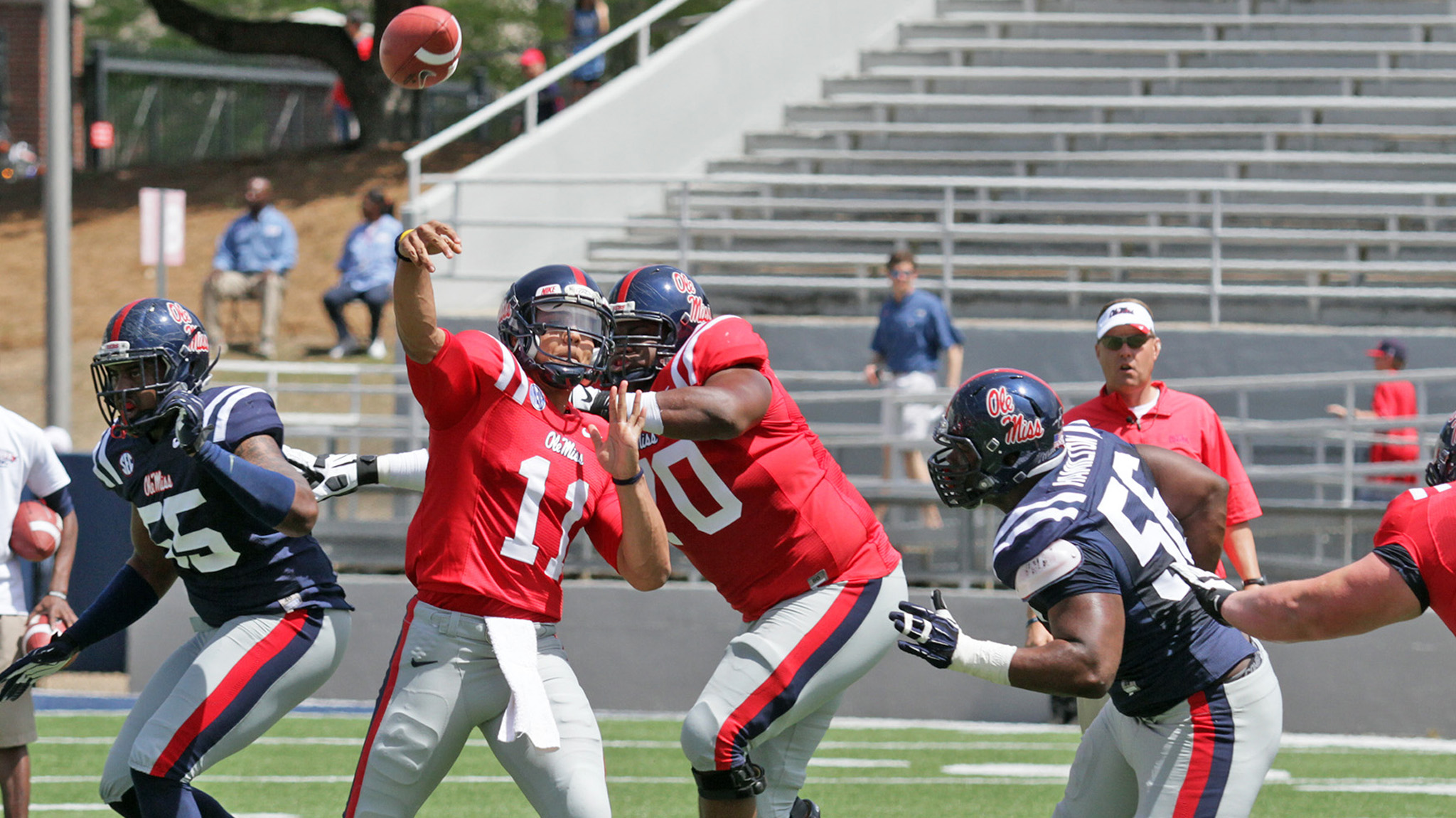 Rebels Conclude Spring With BancorpSouth Grove Bowl Ole Miss News