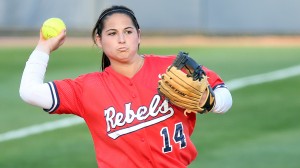 Ole Miss Softball through a combined no-hitter to defeat LaTech on Wednesday, March 19th, 2014 in Oxford, MS.