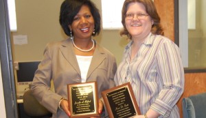 Buford and Scott were recognized by SDS for their outstanding service to students with disabilities.