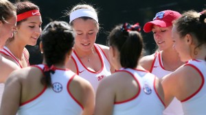Ole Miss Women's Tennis vs Memphis on Sunday, February 23, 2014 in Oxford, MS.