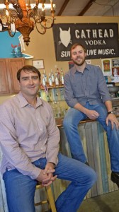 Cathead Distillery owners Austin Evans, left, and Richard Patrick have committed support to undergird the efforts of the Southern Foodways Alliance at the University of Mississippi.