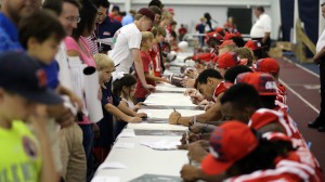 The 2014 Meet The Rebels event held at the Manning Center on the campus of the University of Mississippi.