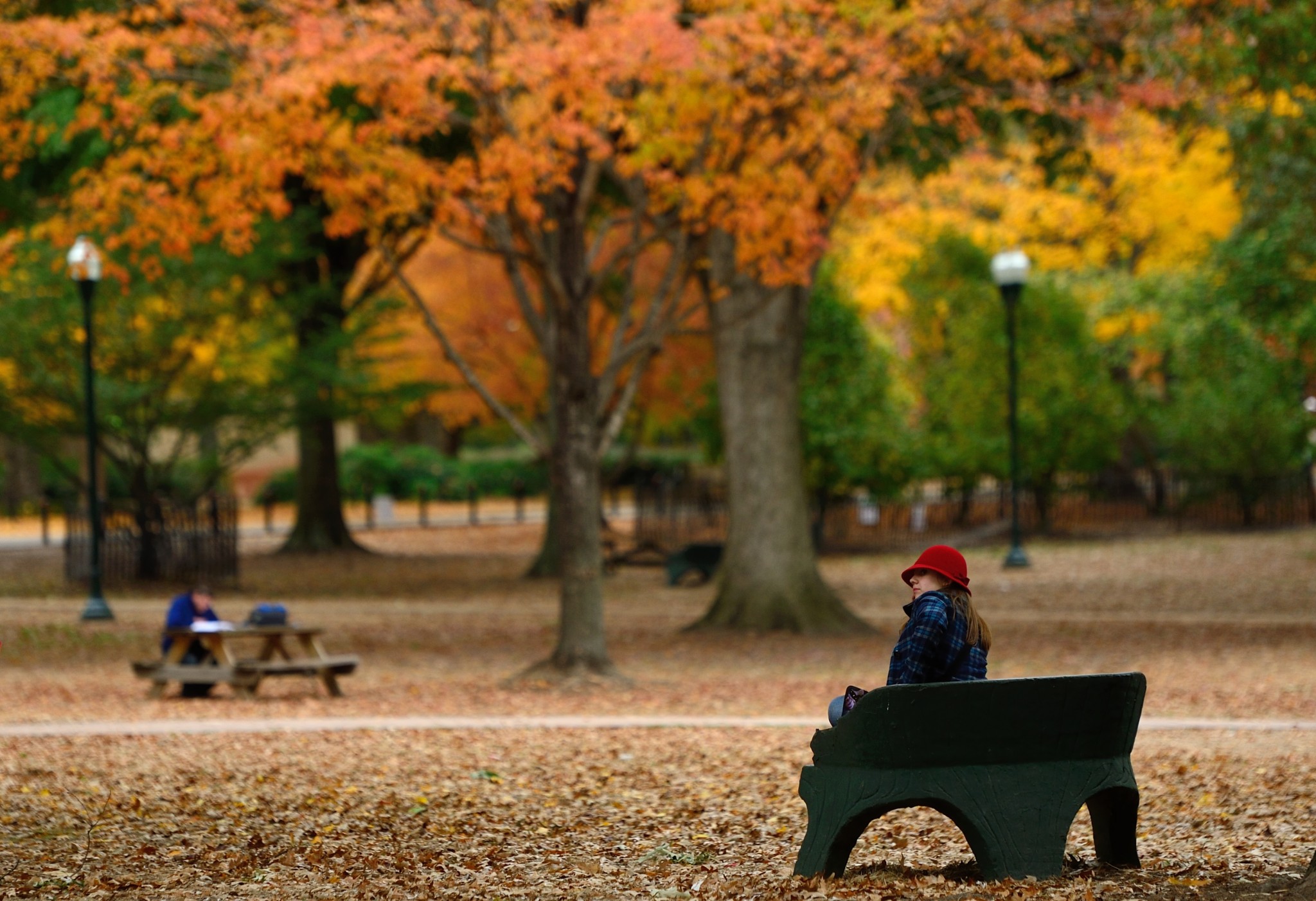 Fall has come to Ole Miss.  Photo by UM Photographer Kevin Bain