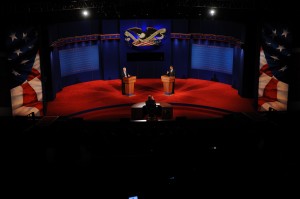 The 2008 Presidential Debate between John McCain and Barack Obama was held at the Ford Center. 