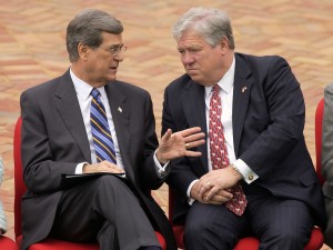 Former U.S. Senator Trent Lott and former Mississippi Governor Haley Barbour are Ole Miss alumni. 