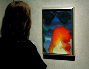 This Georgia O'Keeffe painting is among the museum's highlights. 