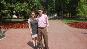UM students Jessica Brouckaert and Tripp McKemey represented Ole Miss in Washington, D.C. earlier this month to lobby for a change in the College Housing and Infrastructure Act. 