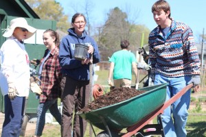 About 1,500 students volunteered for Saturday’s Big Event, which involved service projects all over Oxford and Lafayette County. Photo courtesy of The Big Event.