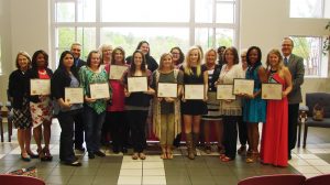 Nearly 20 students were inducted into Alpha Sigma Lambda at the University of Mississippi’s Southaven campus.