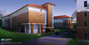 Two new residence hall are expected to be open to arriving students in August 2016.