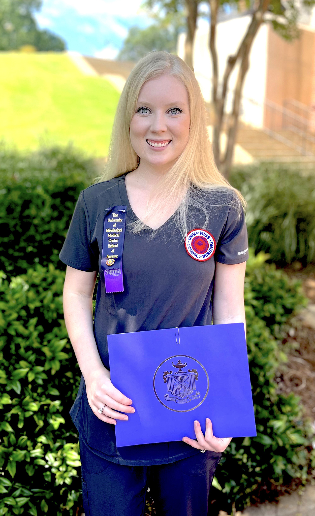 Kaylee Hillhouse, of Pontotoc, graduated recently with her bachelor’s degree in nursing through the accelerated one-year program offered by the UM Medical Center. She also completed a Bachelor of Allied Health Studies at Ole Miss. Submitted photo