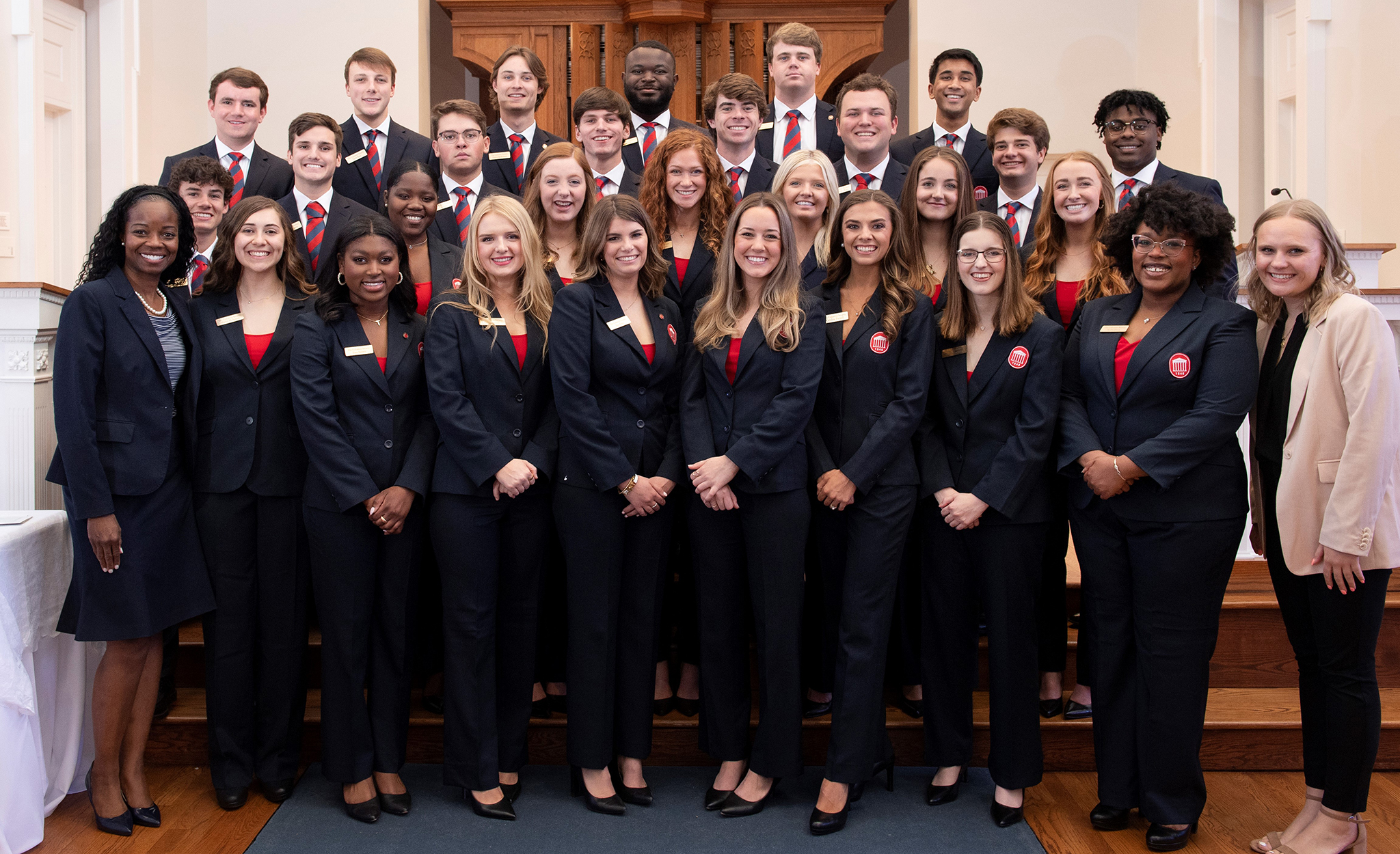 The 2022-23 class of the Columns Society has been named to honor James Meredith, who integrated the university when he enrolled 60 years ago. Columns Society members serve as the official hosts and hostesses for the university at a variety of public events. Submitted photo