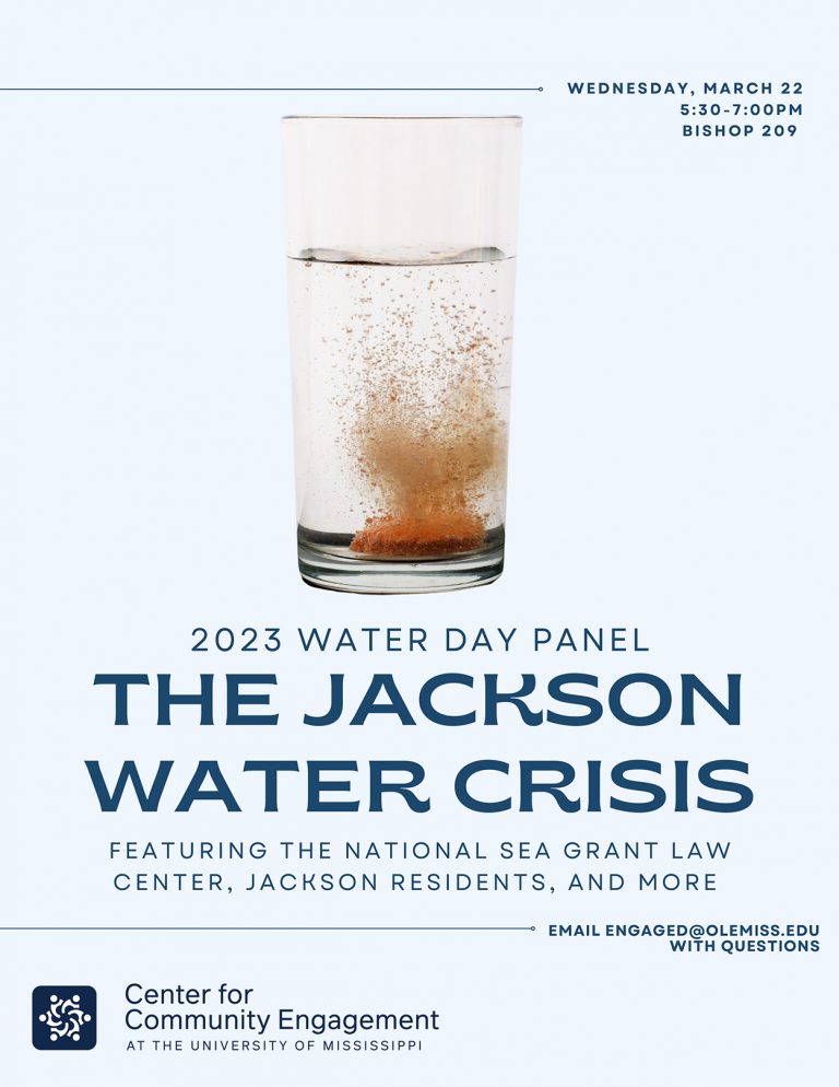 The Jackson Water Crisis poster